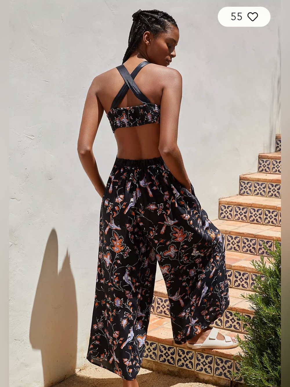 Anthropologie The Brinley V-Neck Jumpsuit - Picture 2 of 8